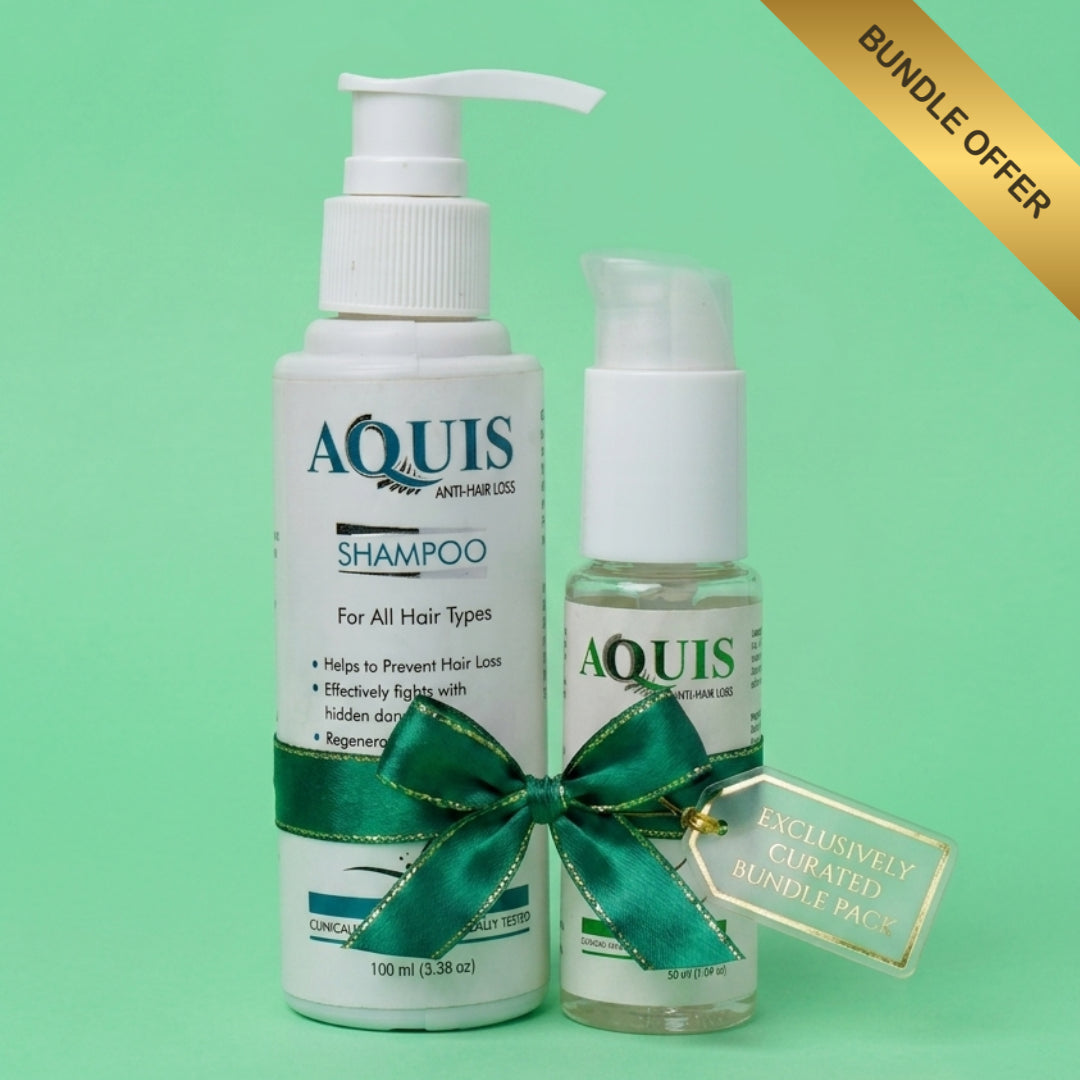 AQUIS Anti-Hair Loss Bundle – Shampoo + Serum (2in1 set)