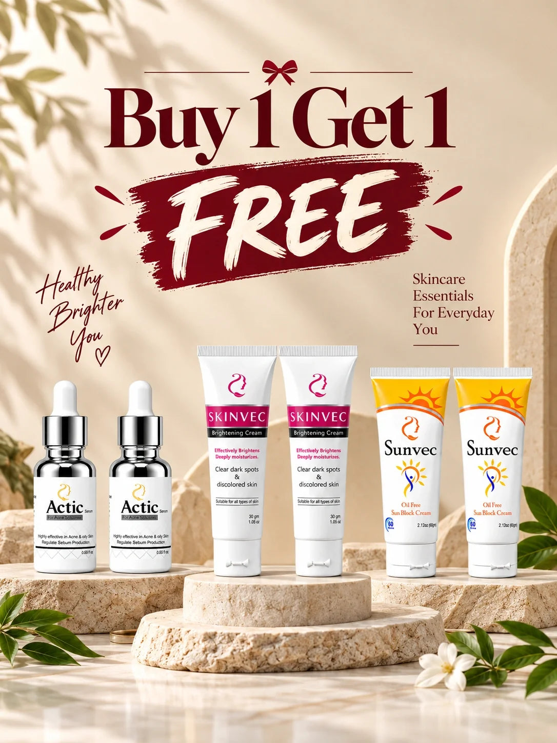 Buy 1 Get 1 Free Skincare Online in Pakistan