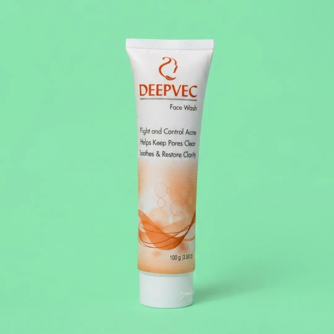 DeepVec Acne Defense Face Wash – Deep Clean for Pore Perfection