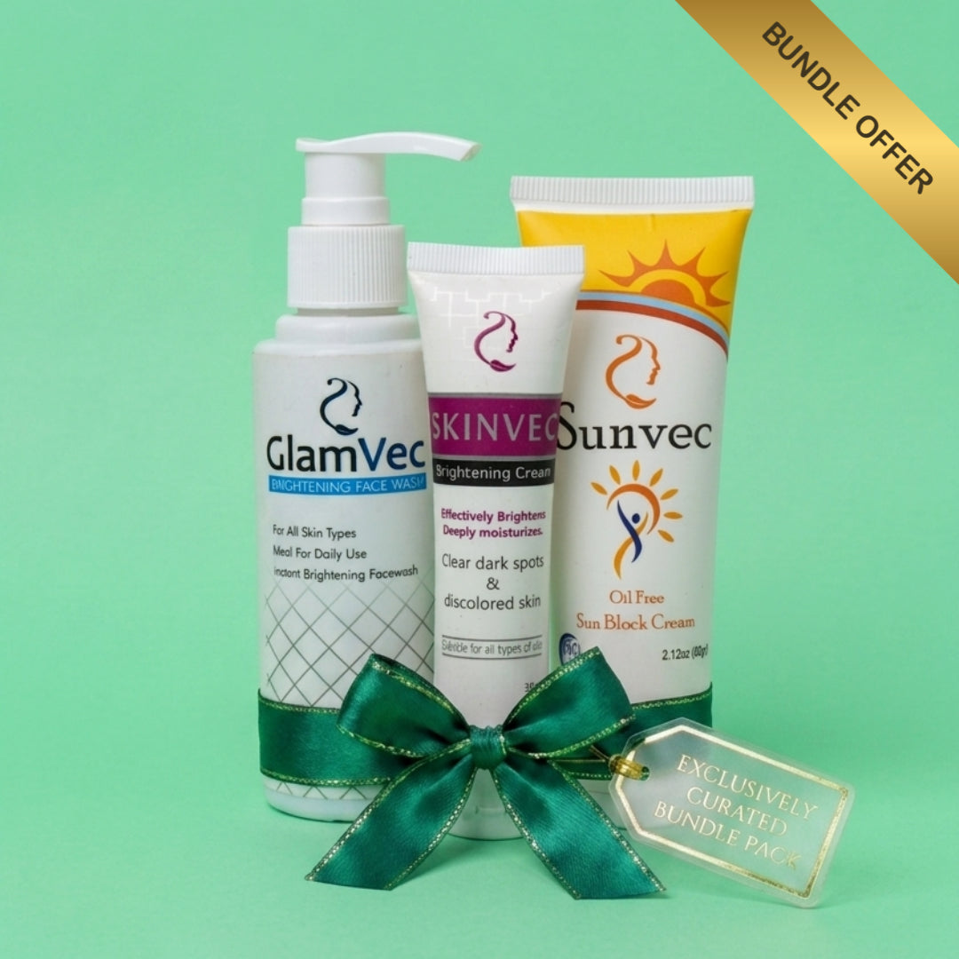 Daily Skin Care Bundle (Cream + Face Wash + Sunblock)