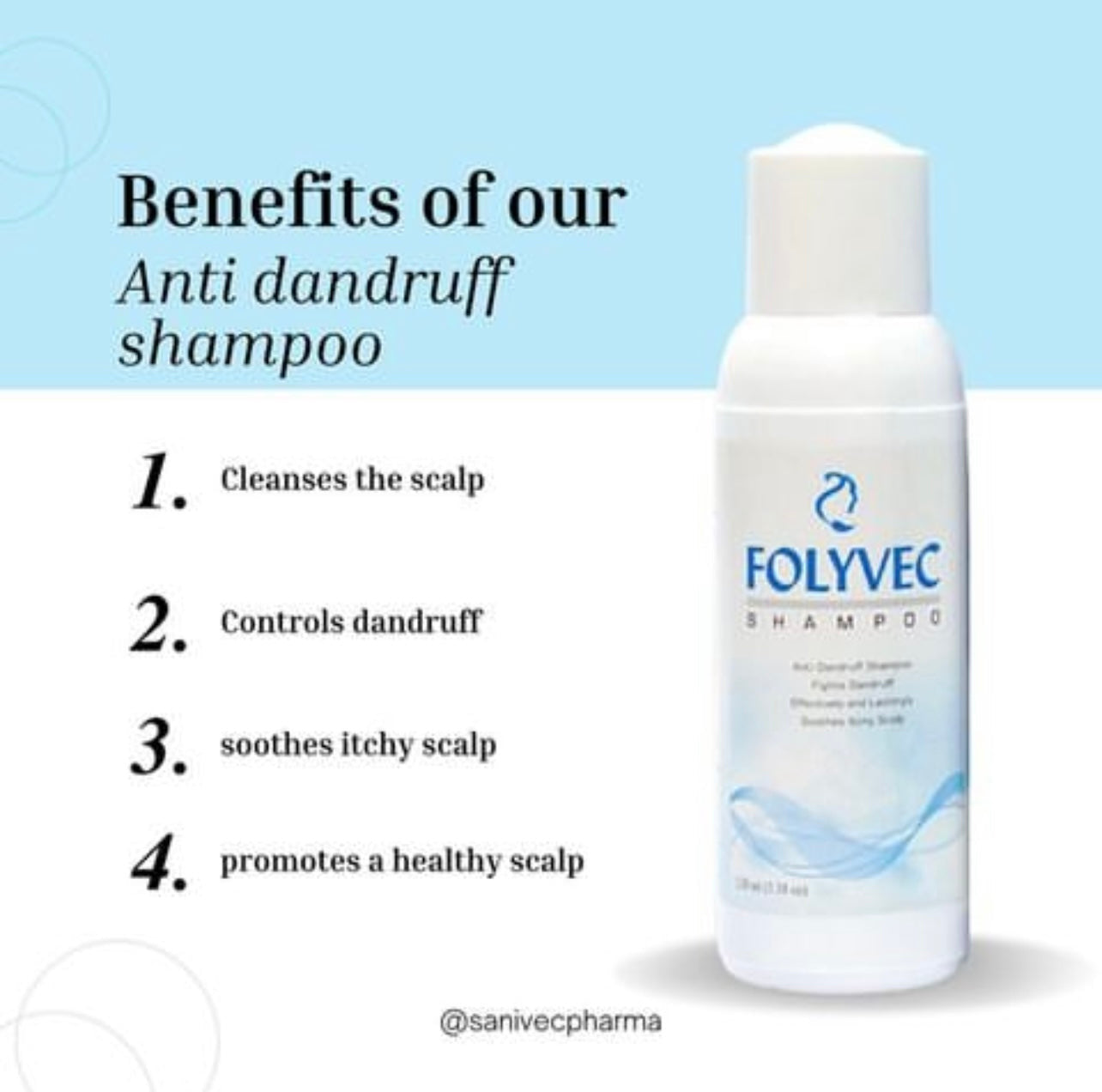 FolyVec Anti Dandruff Shampoo