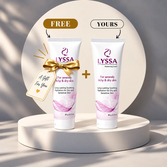 Lyssa Moisturizing Cream for Dry & Sensitive Skin 90g | Buy 1 Get 1 Free