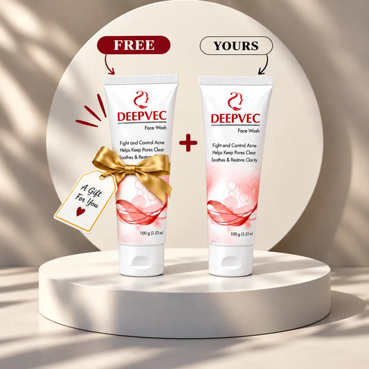 Deepvec Acne Control Face Wash 100g | Pore-Cleansing & Clarifying Face Wash | Buy 1 Get 1 Free