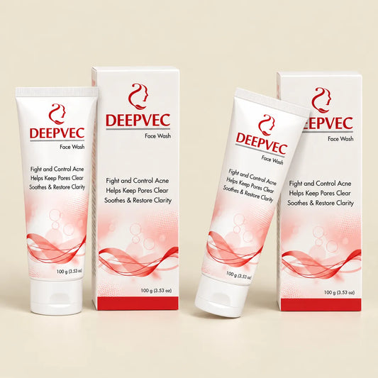 DeepVec Acne Defense Face Wash – Deep Clean for Pore Perfection
