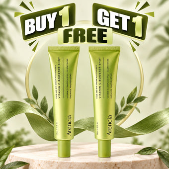 Arencia Vitamin C Booster Shot Face and Eye Cream Moisturizer with 5% Vitamin C Complex and Glutathione