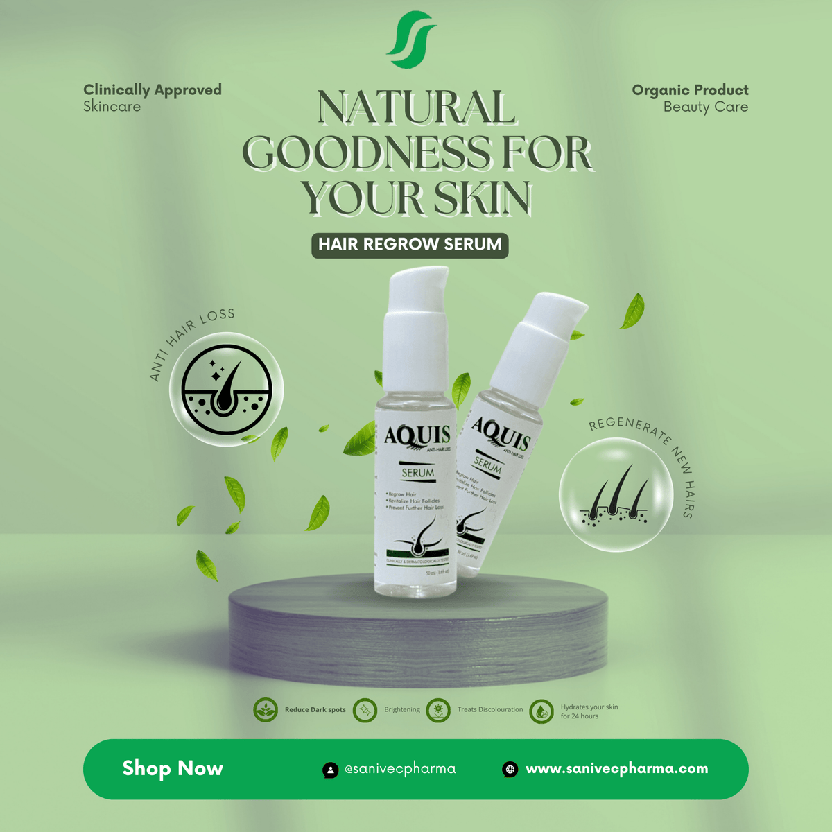 Aquis Anti Hair Loss Serum - AlifdukanSanivec Pharma types here :)