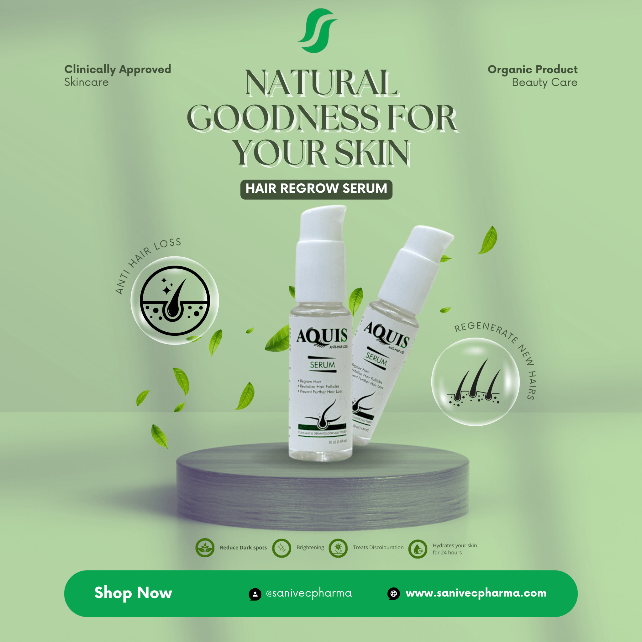 Aquis Anti Hair Loss Serum - AlifdukanSanivec Pharma types here :)