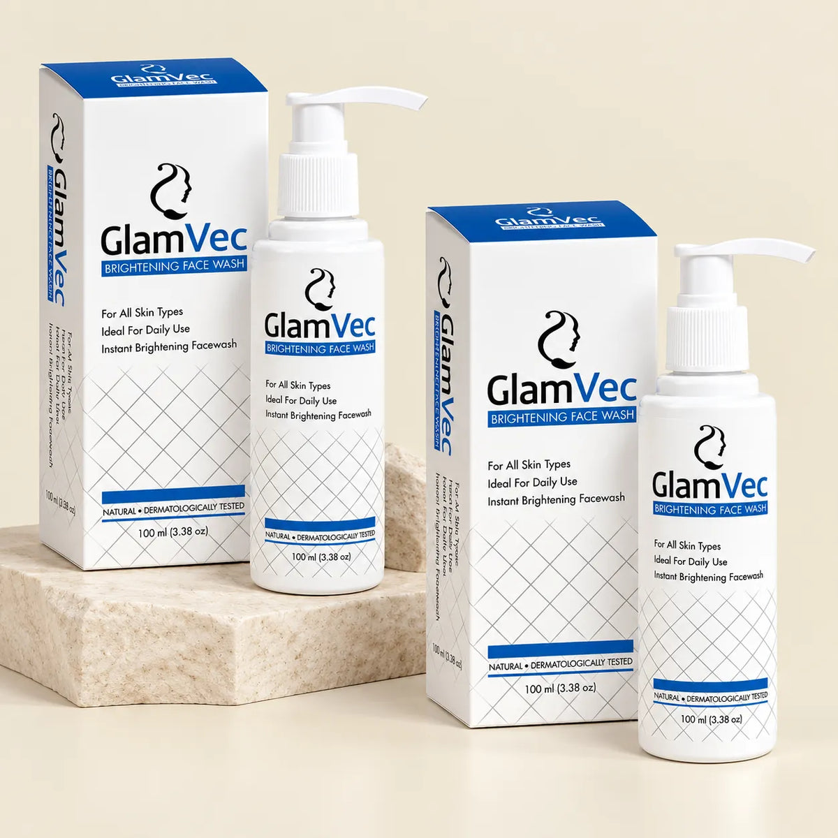 GlamVec Brightening Face Wash