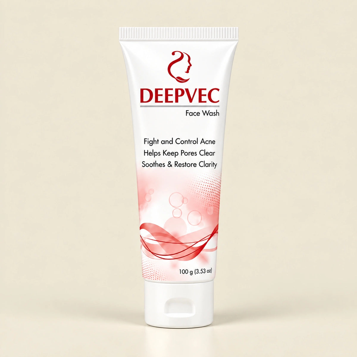 DeepVec Acne Defense Face Wash – Deep Clean for Pore Perfection