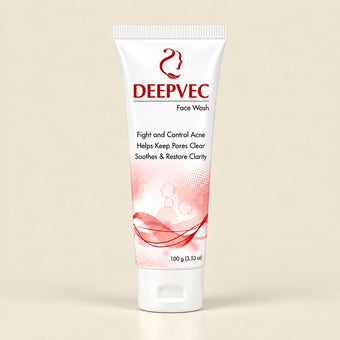 DeepVec Acne Defense Face Wash – Deep Clean for Pore Perfection