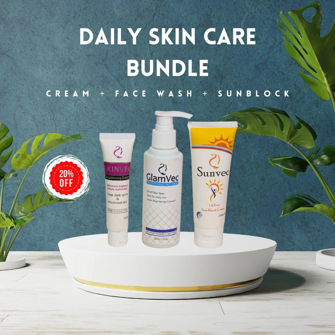 Daily Skin Care Bundle (Cream + Face Wash + Sunblock) - AlifdukanAlifdukan types here :)