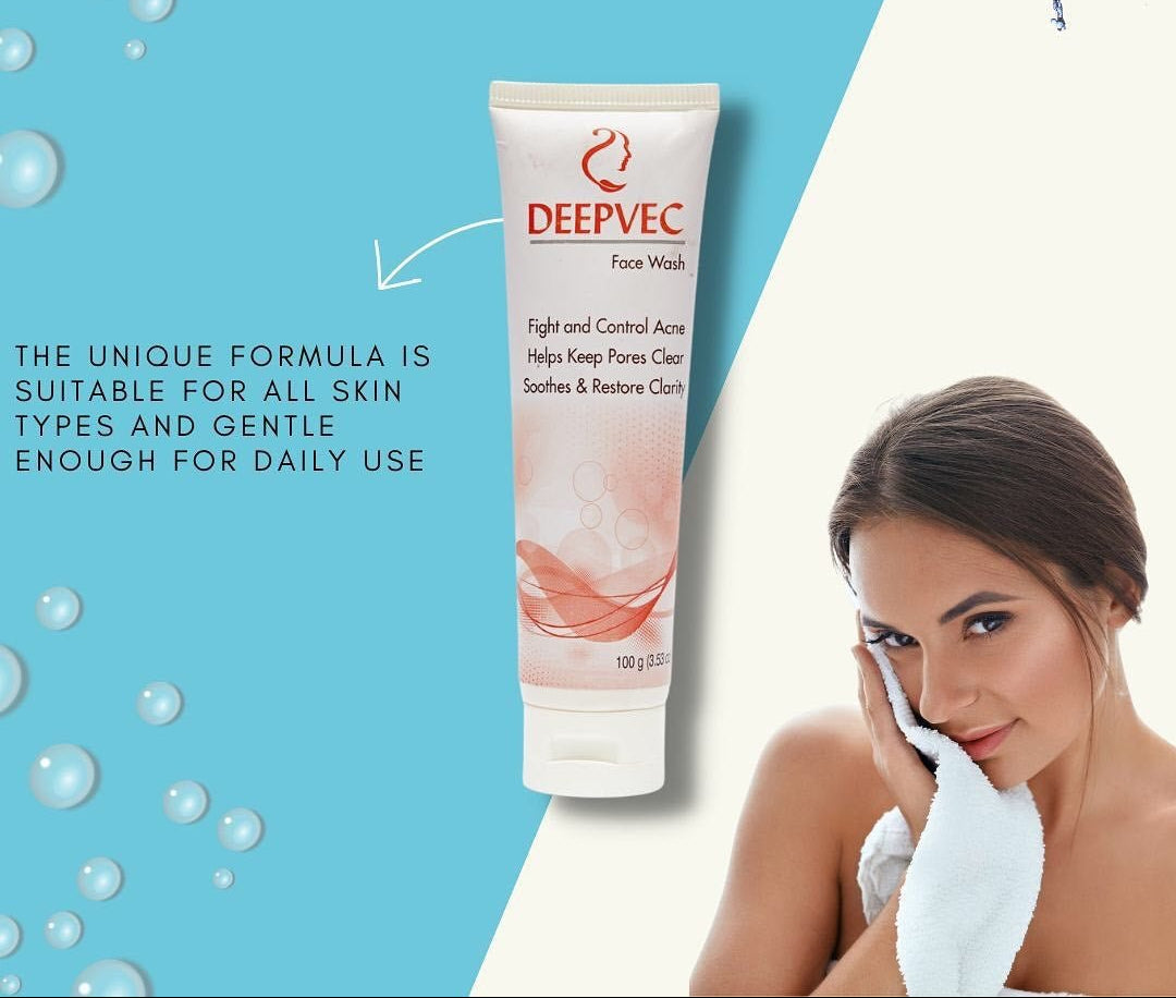 DeepVec Acne Defense Face Wash – Deep Clean for Pore Perfection - AlifdukanSanivec Pharma types here :)