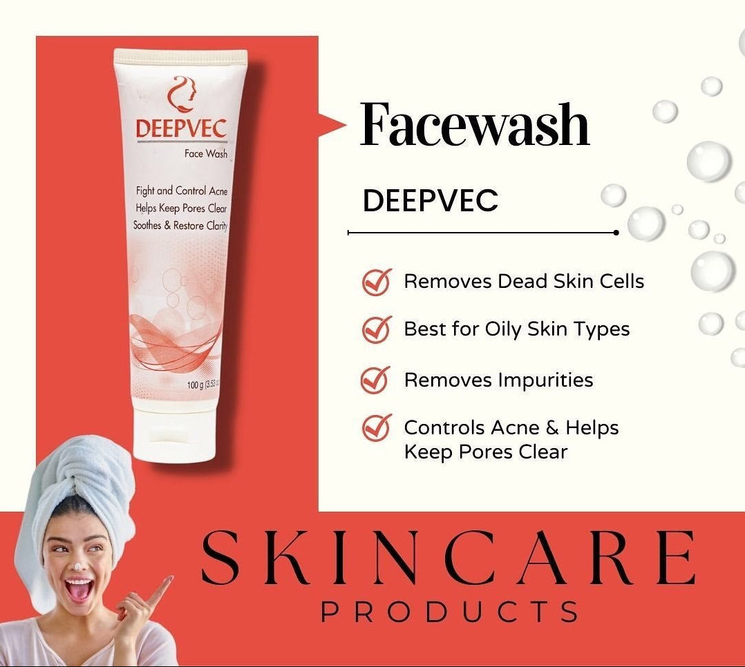 DeepVec Acne Defense Face Wash – Deep Clean for Pore Perfection - AlifdukanSanivec Pharma types here :)