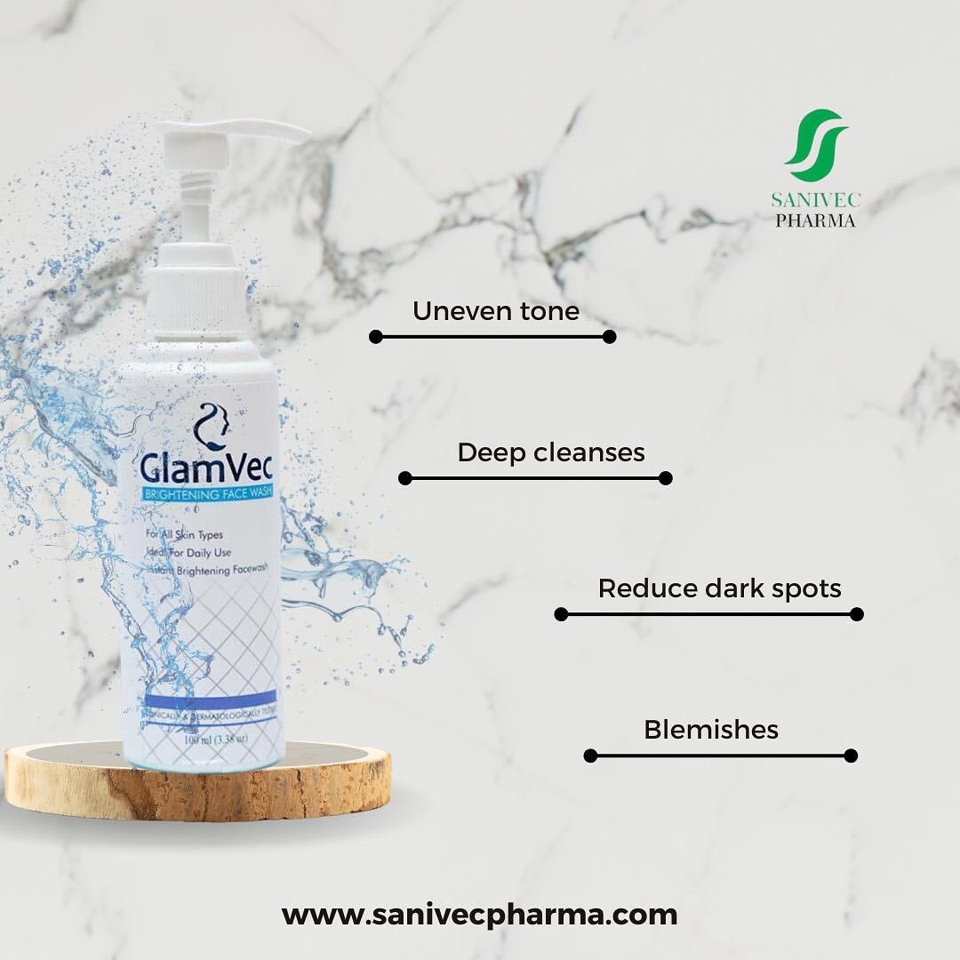 GlamVec Brightening Face Wash - AlifdukanSanivec Pharma types here :)