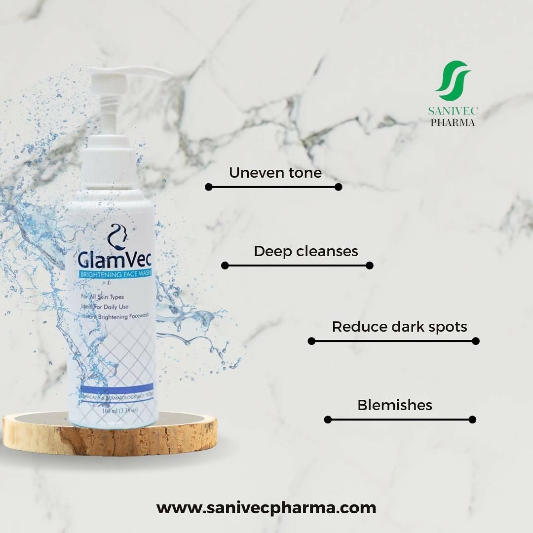 GlamVec Brightening Face Wash - AlifdukanRebel store types here :)