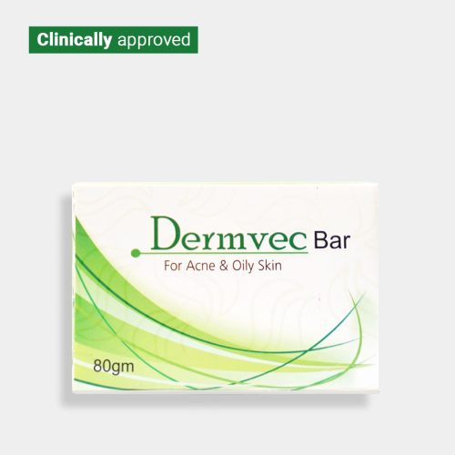 Dermvec Bar, Acne Solution, Face Serum, Clinically Approved, Natural Ingredients, Healthy skin and hair growth, Moisturizes, Nourishes, Radiant Skin.