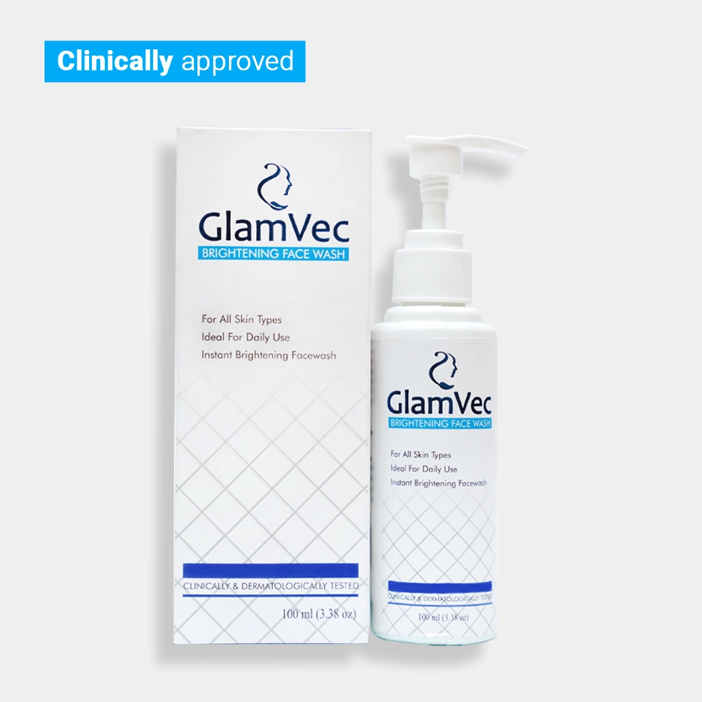 glamvec brightening facewash, best facewash, facewash for pores, facewash for acne